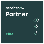 servicenow badge für Elite Partner