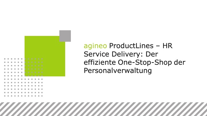 ProducLine HR Service Delivery